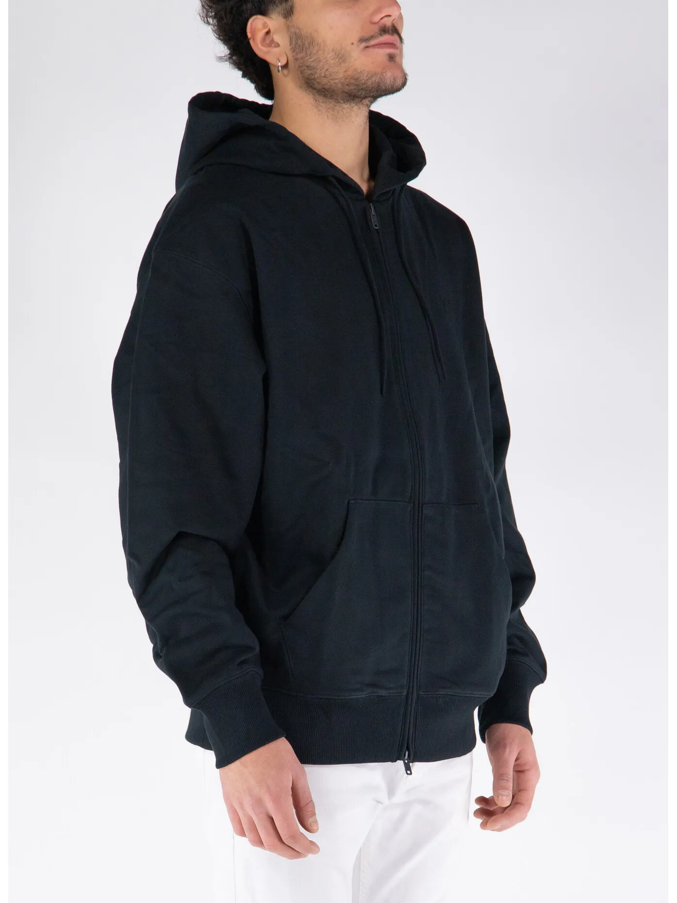     -Y-3    -FELPA HOODIE FT CON ZIP-