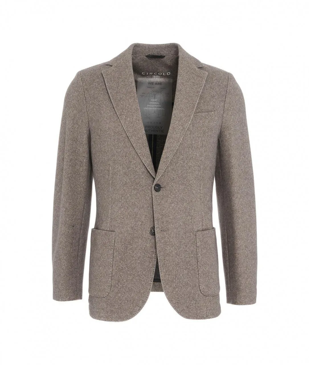 Blazer monopetto beige beige