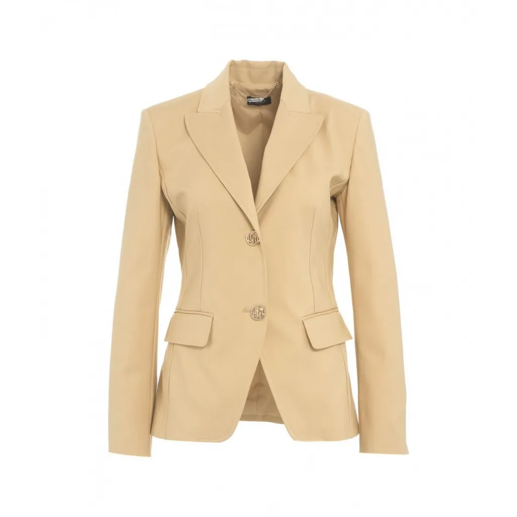 Blazer monopetto beige