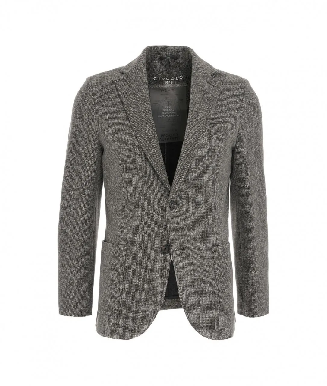 Blazer monopetto grigio grigio