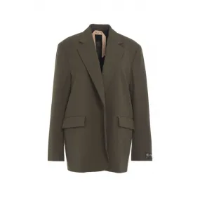 Blazer monopetto oliva