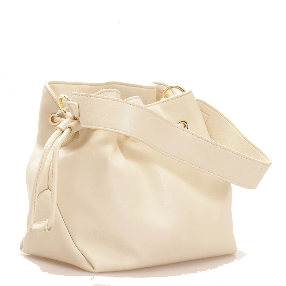 Borsa Donna Secchiello con Mini Pochette LOVE MOSCHINO color Avorio JC4091