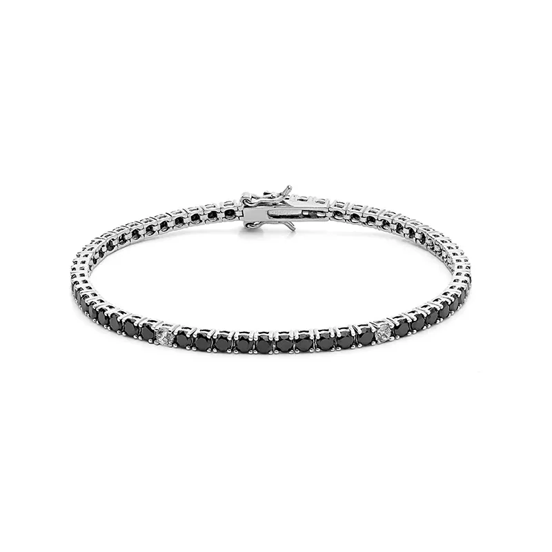 Bracciale Tennis in Argento – Comete