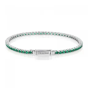 Bracciale tennis in argento