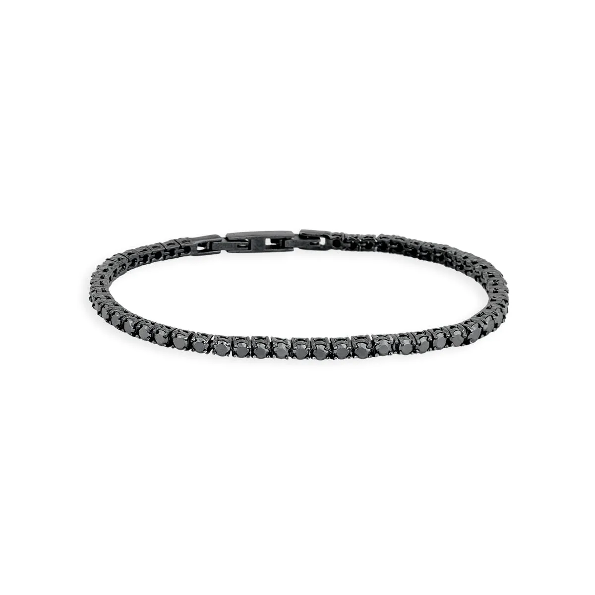 Bracciale Tennis Nero 2Jewels Uomo 231403