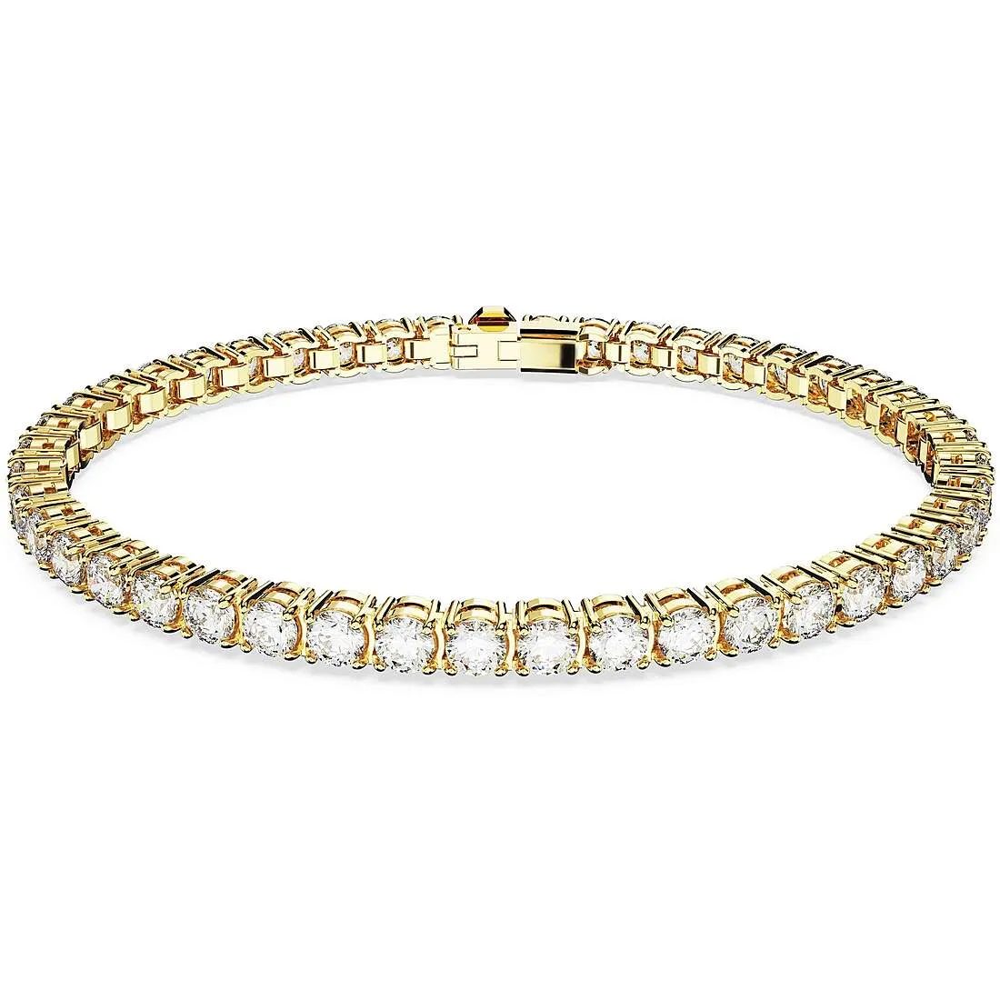 Bracciale Tennis Swarovski Dorato Matrix 5657664