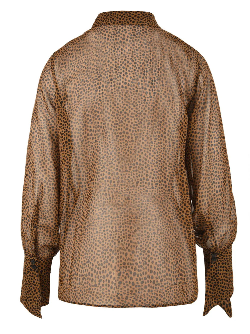 Camicia  Donna manica lunga leopardata