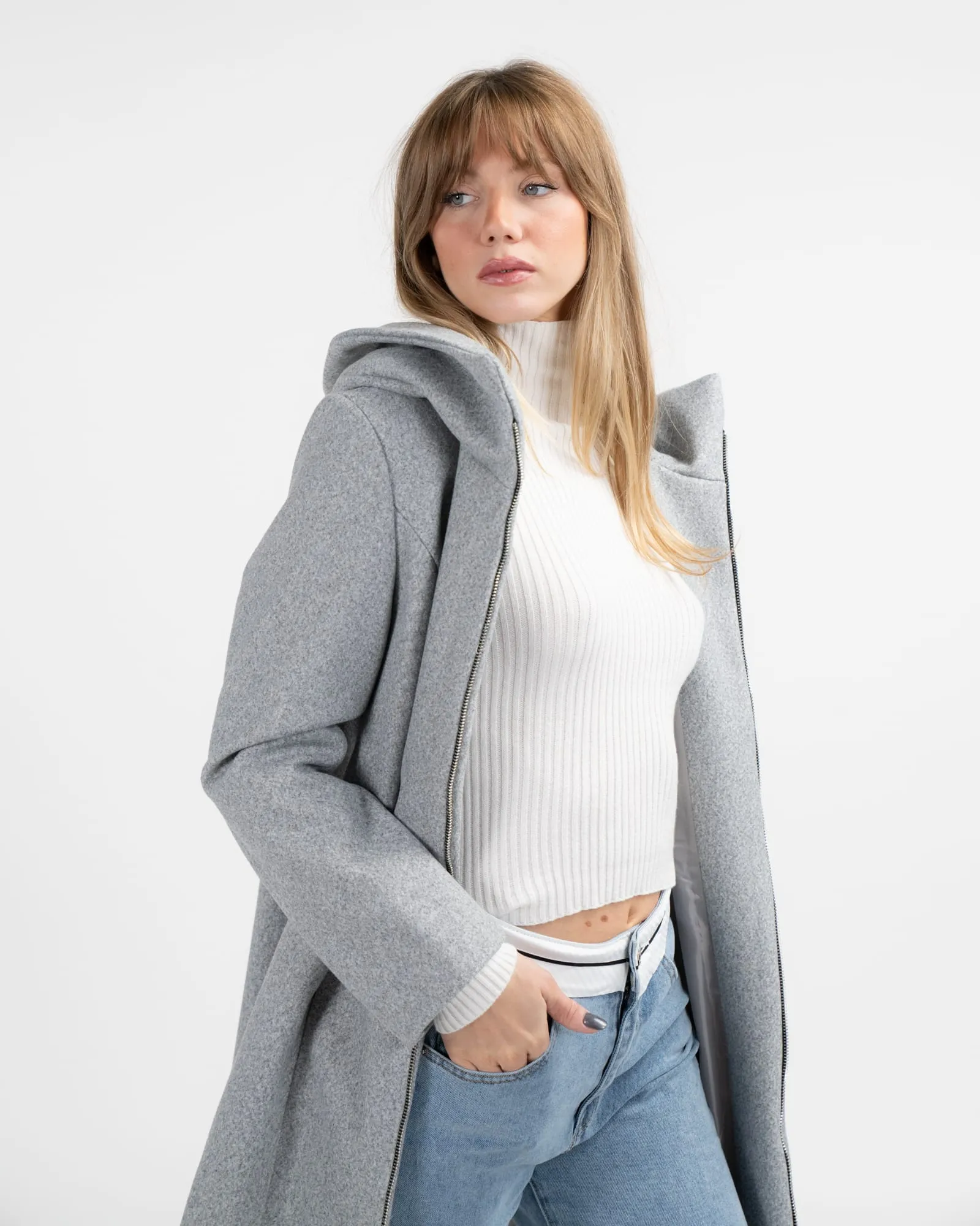 Cappotto parka - GRIGIO