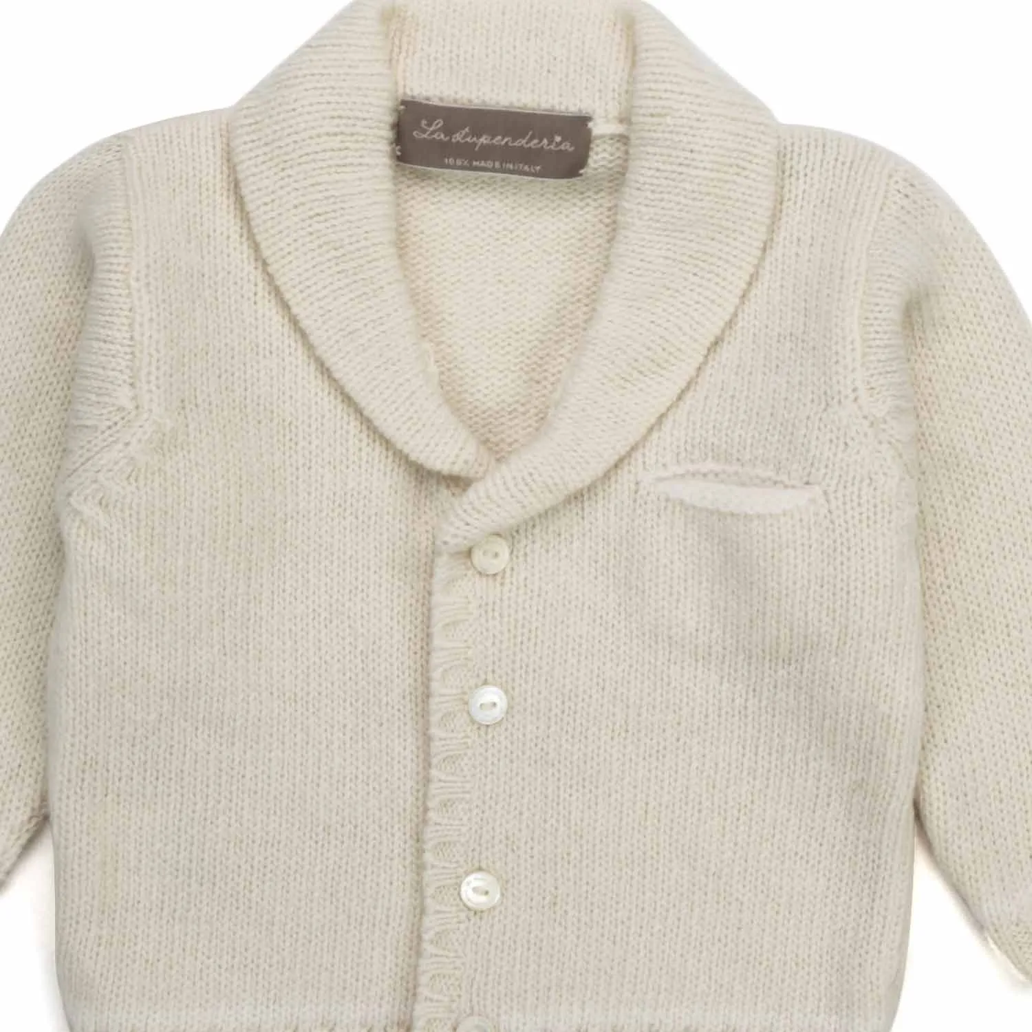 Cardigan Neonato Lana