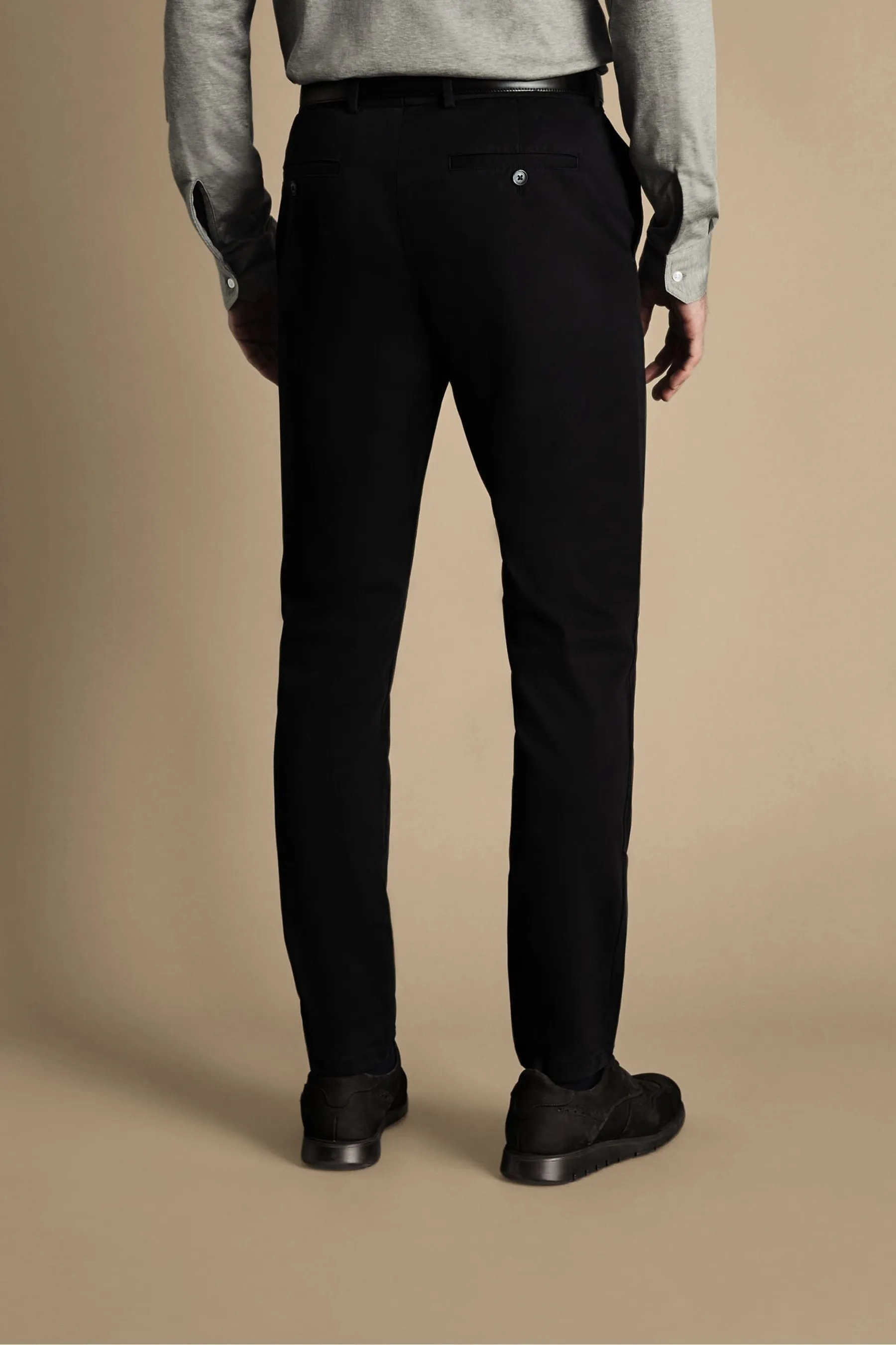 Charles Tyrwhitt Vestibilità attillata / Slim - Ultimate - Pantaloni chino no stiro