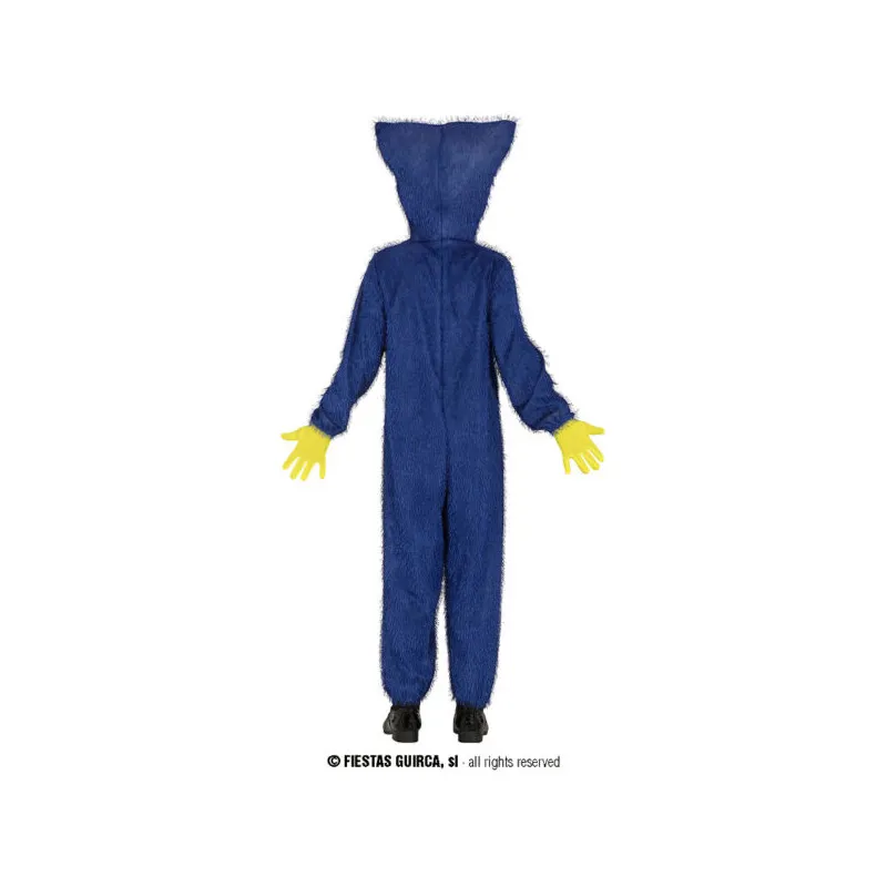 COSTUME MONSTER HUGGER PELOSO BABY 3/4 ANNI TUTA CON CAPPUCCIO PER TRAVESTIMENTI DI HALLOWEEN CARNEVALE NO ACCESSORI