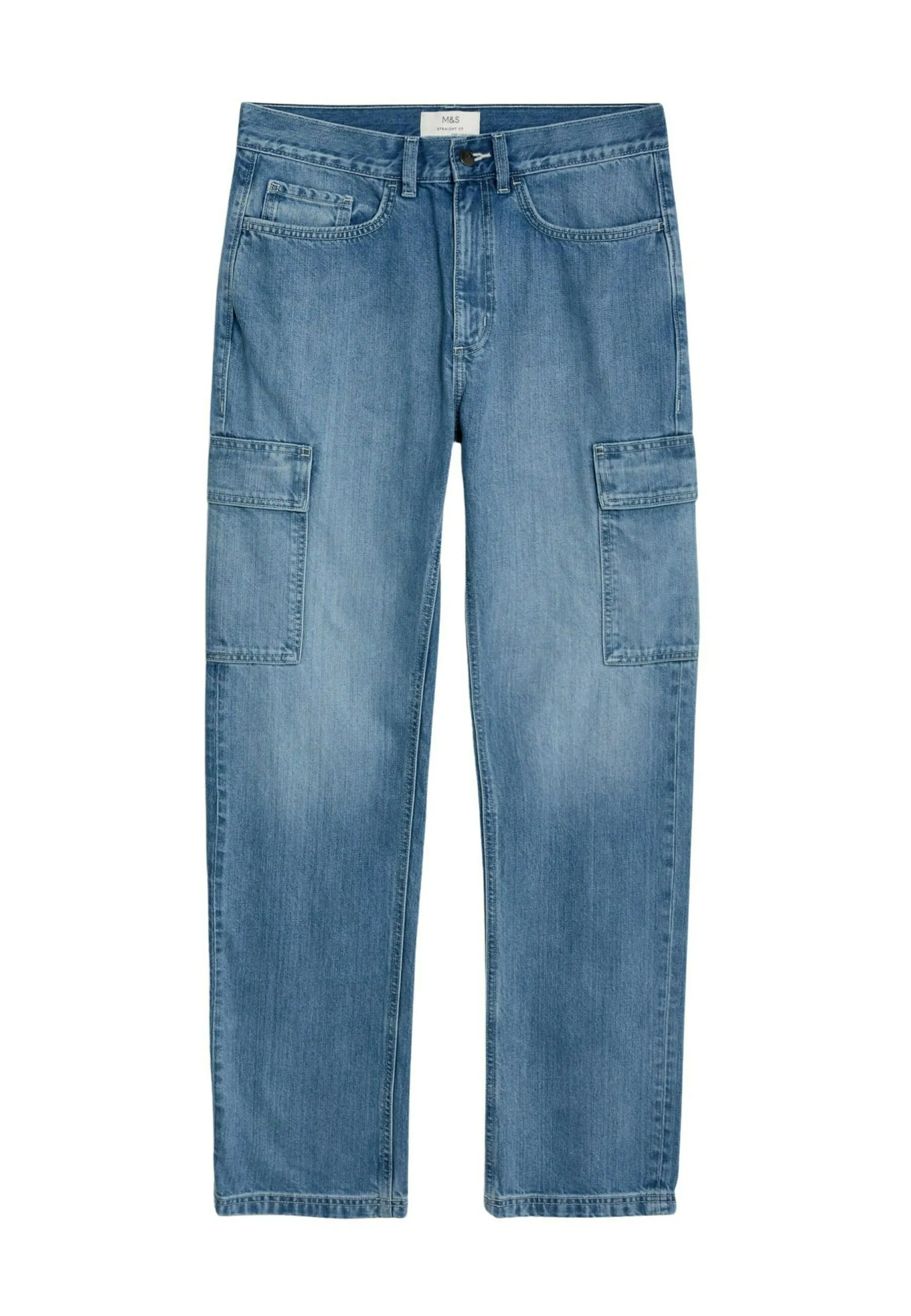 DENIM CARGO - Jeans a sigaretta