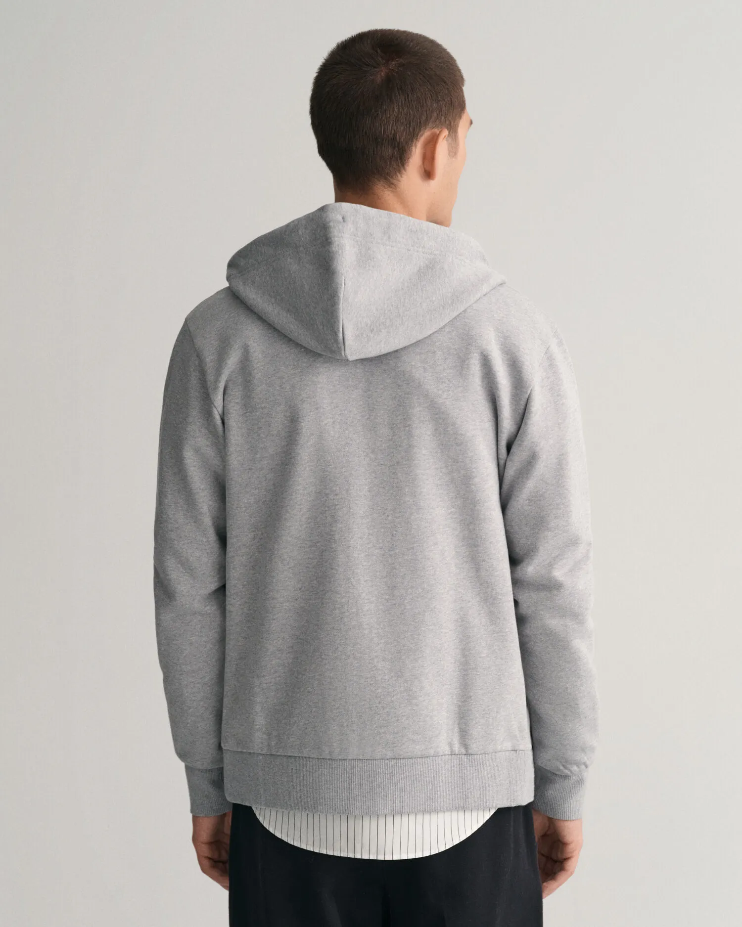 Felpa Tonal Archive Shield con cappuccio e zip    