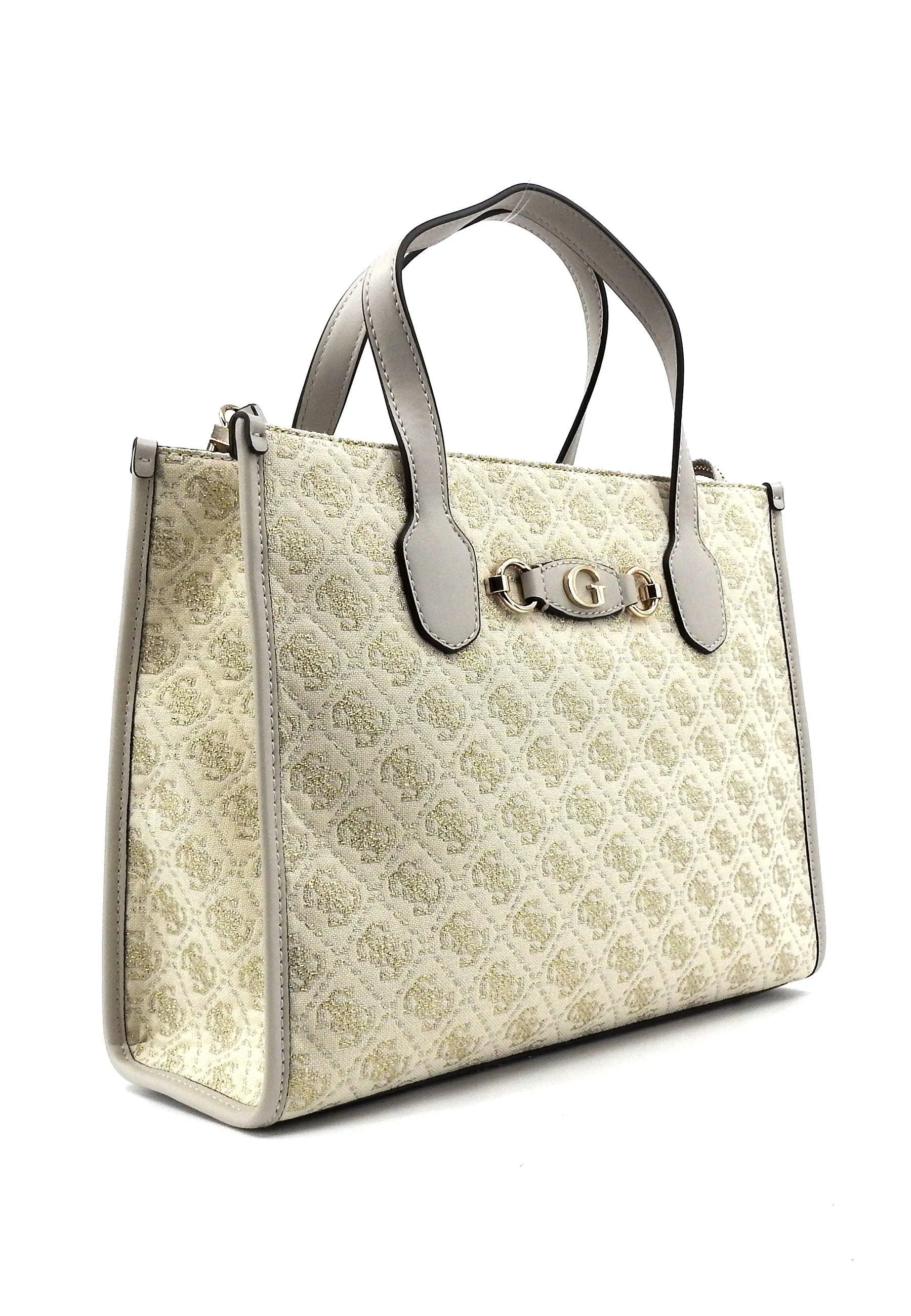 GUESS Izzy Borsa Tote Donna Dove Logo Beige JG865422