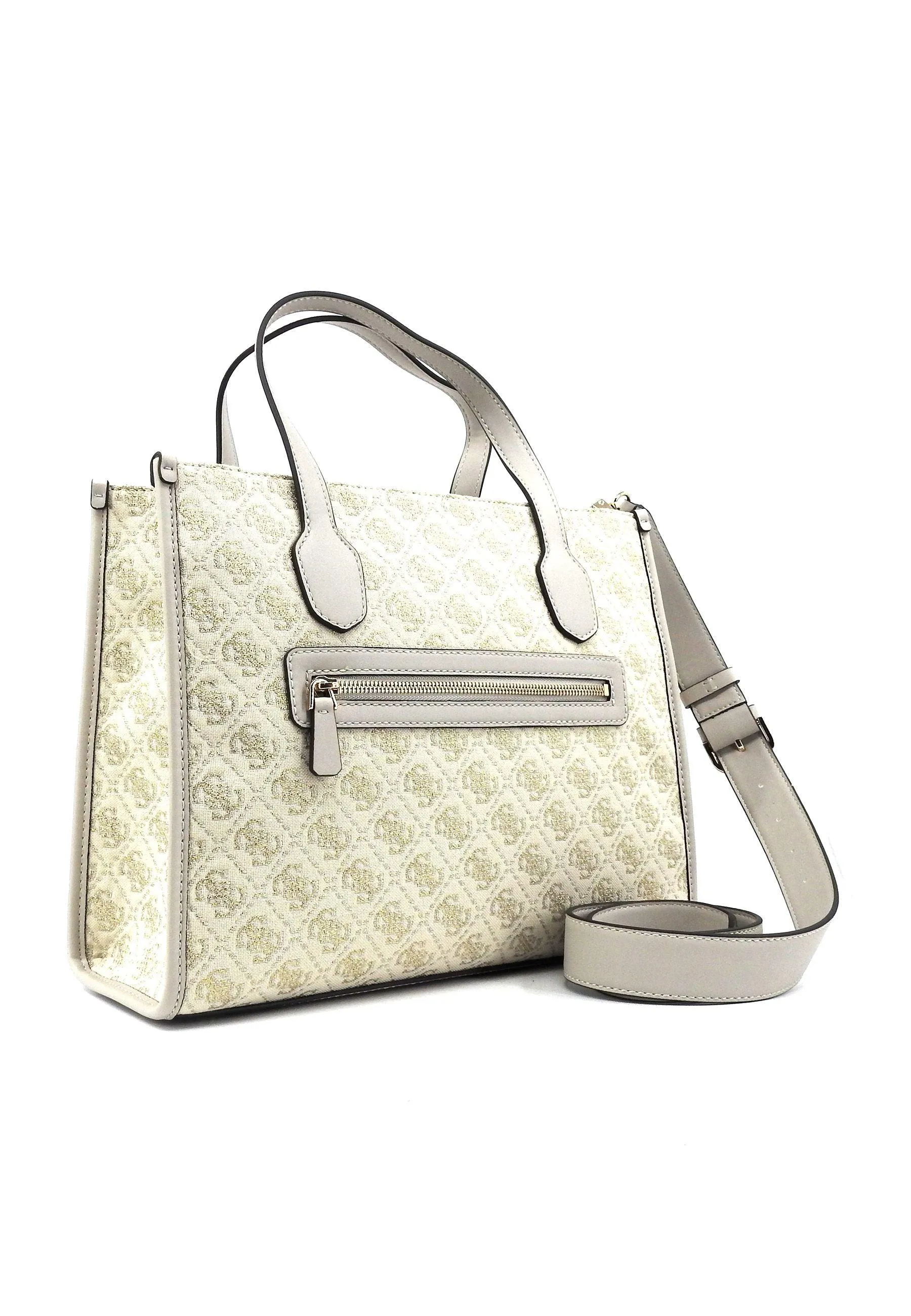 GUESS Izzy Borsa Tote Donna Dove Logo Beige JG865422