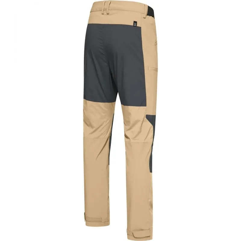 HAGLOFS Lite Slim Pant Uomo (Sabbia/Magnetite) Pantaloni da trekking da uomo