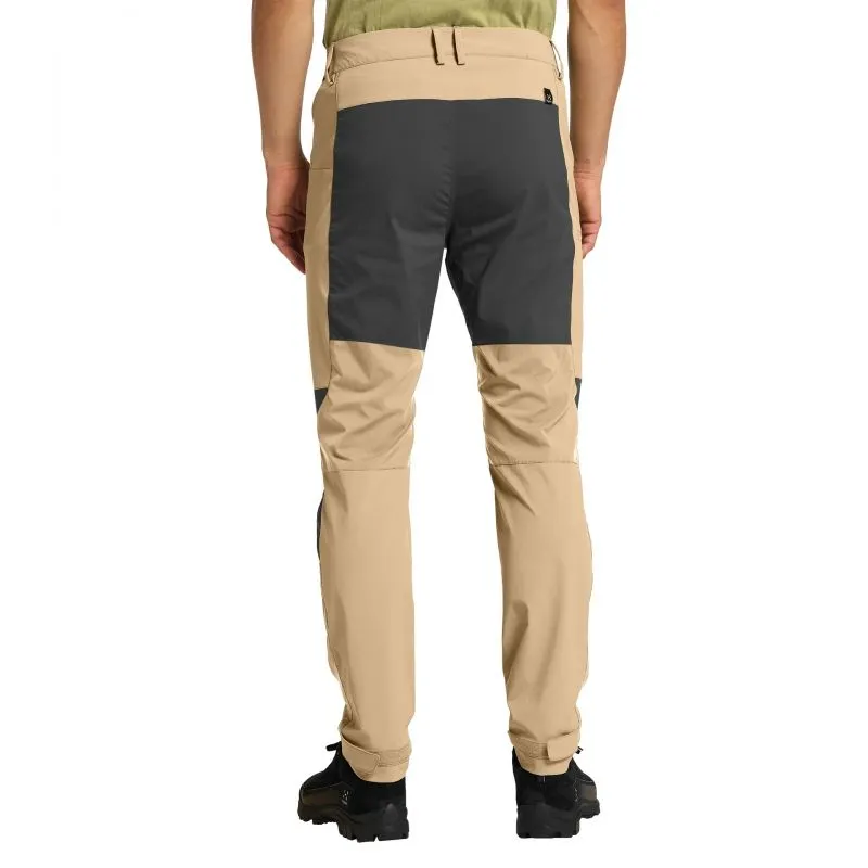 HAGLOFS Lite Slim Pant Uomo (Sabbia/Magnetite) Pantaloni da trekking da uomo