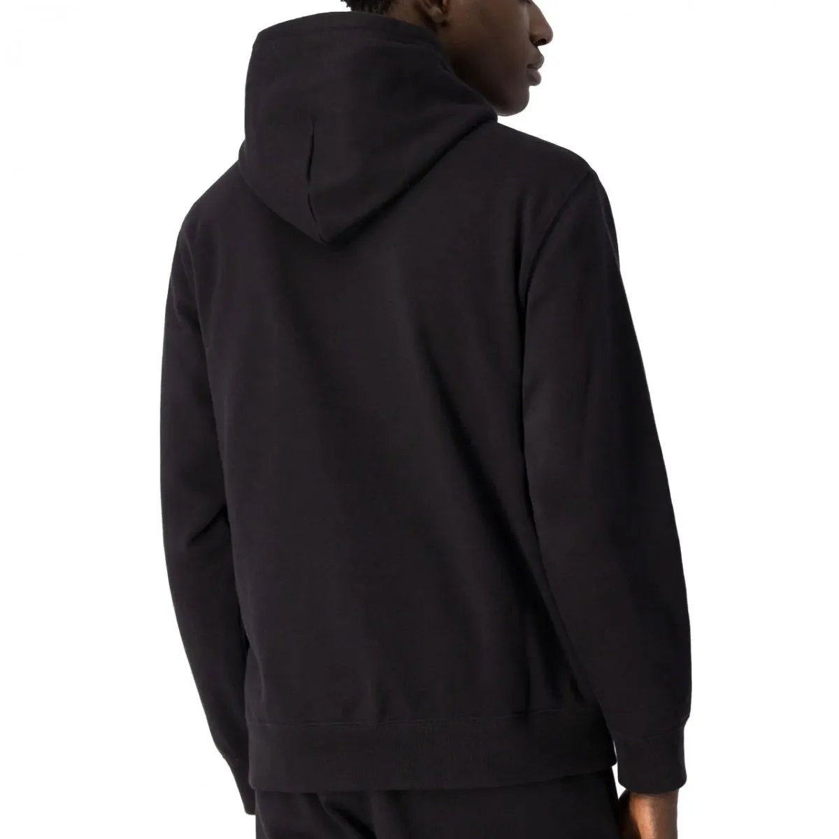 Hooded Full Zip Sweatshirt, Nero