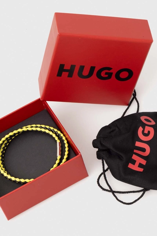 HUGO bracciale in pelle