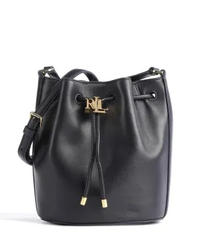  Lauren Ralph Lauren Andie 19 Borsa a secchiello pelle di vacchetta finemente grana navy  