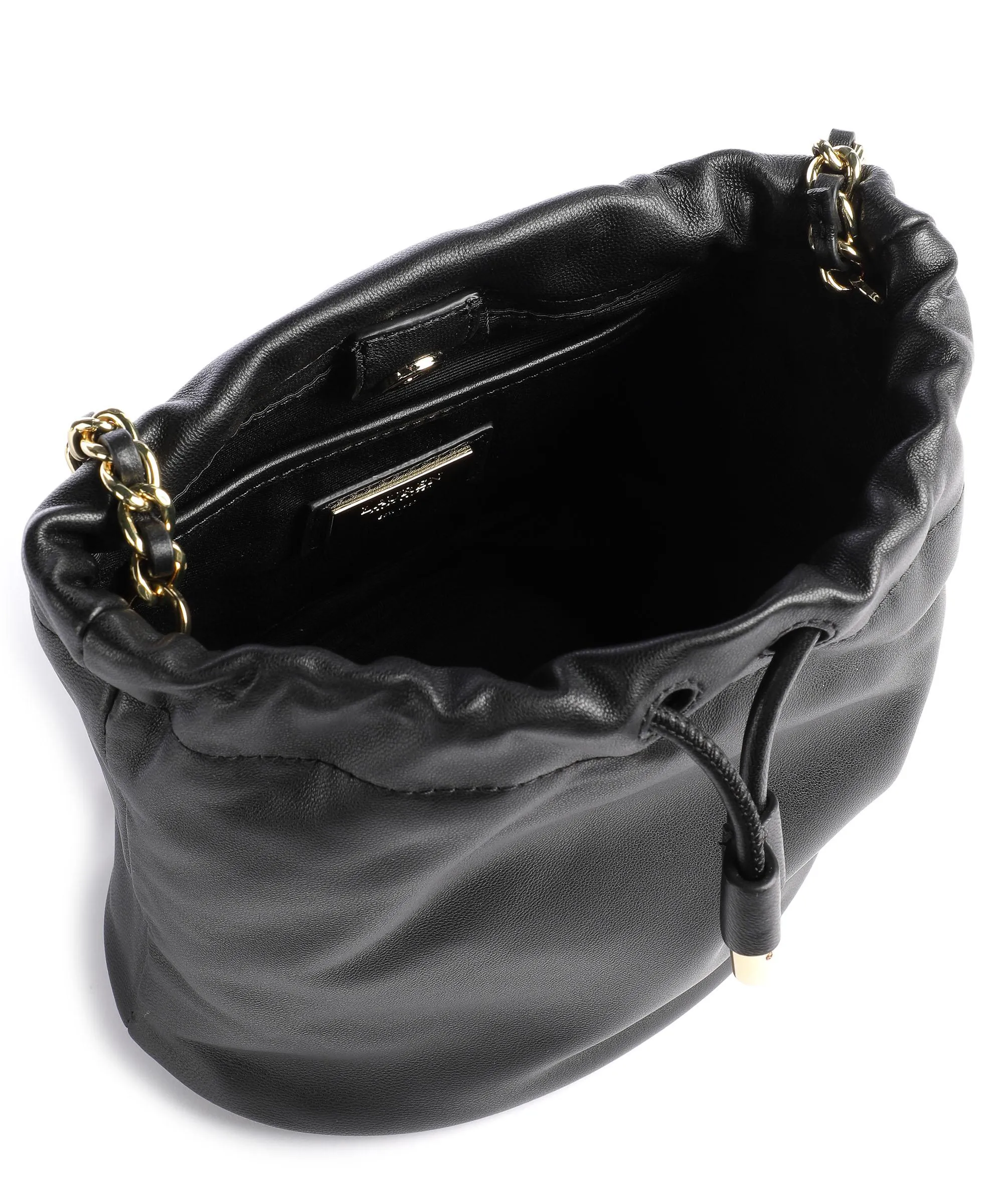  Lauren Ralph Lauren Emmy 19 Borsa a secchiello pelle di pecora nero  