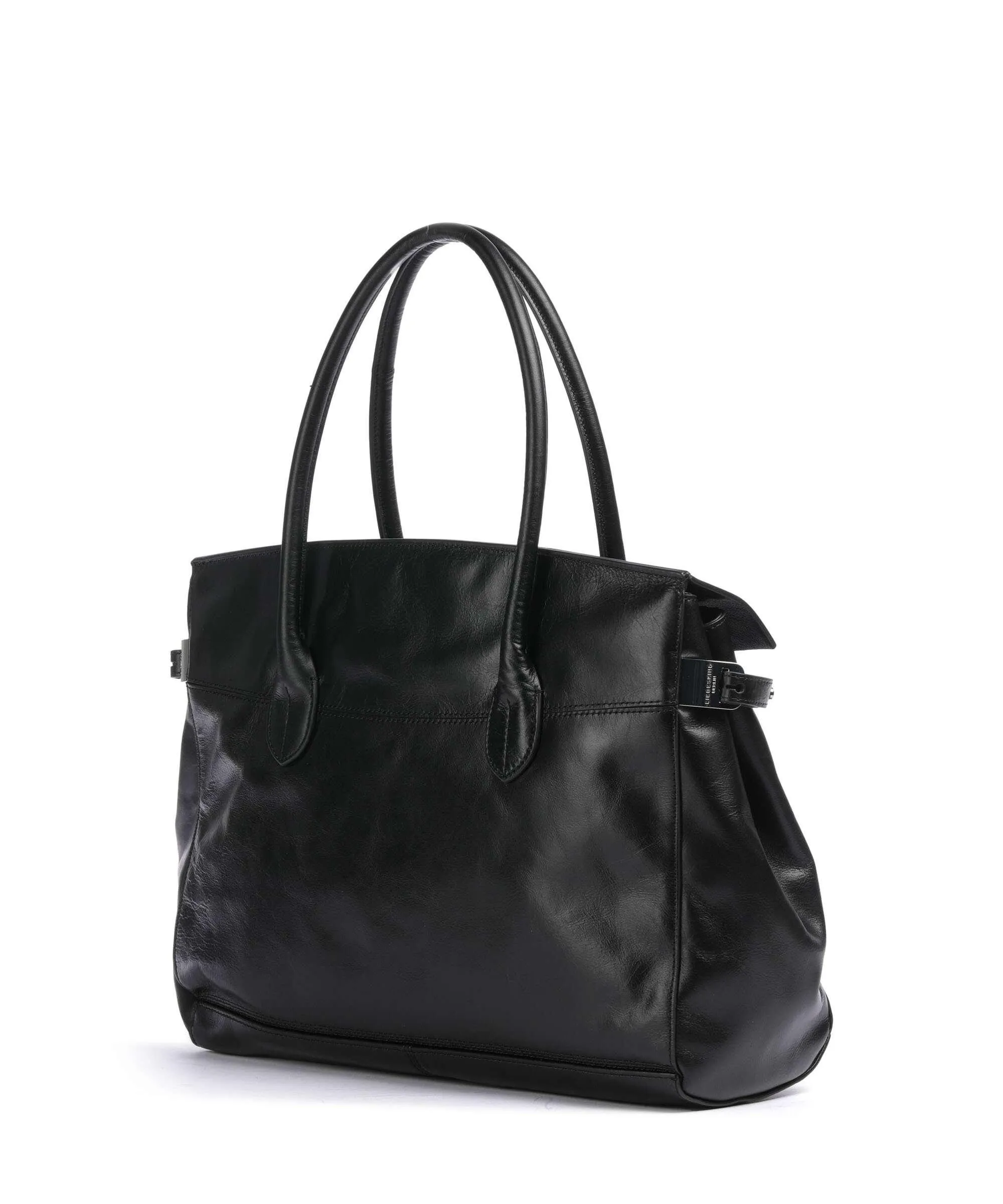  Liebeskind Gloria Lack Distressed L Borsa a mano pelle bovina nero  