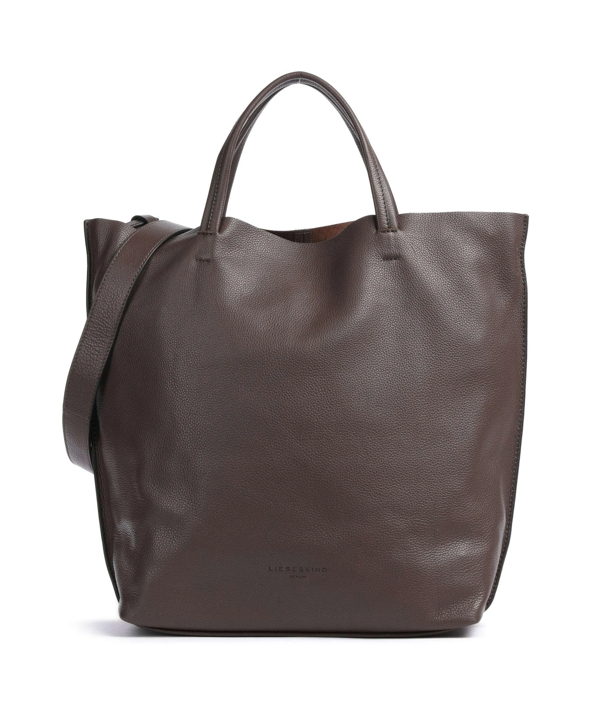  Liebeskind Hera Small Pebble L Borsa a mano pelle granulata marrone scuro  