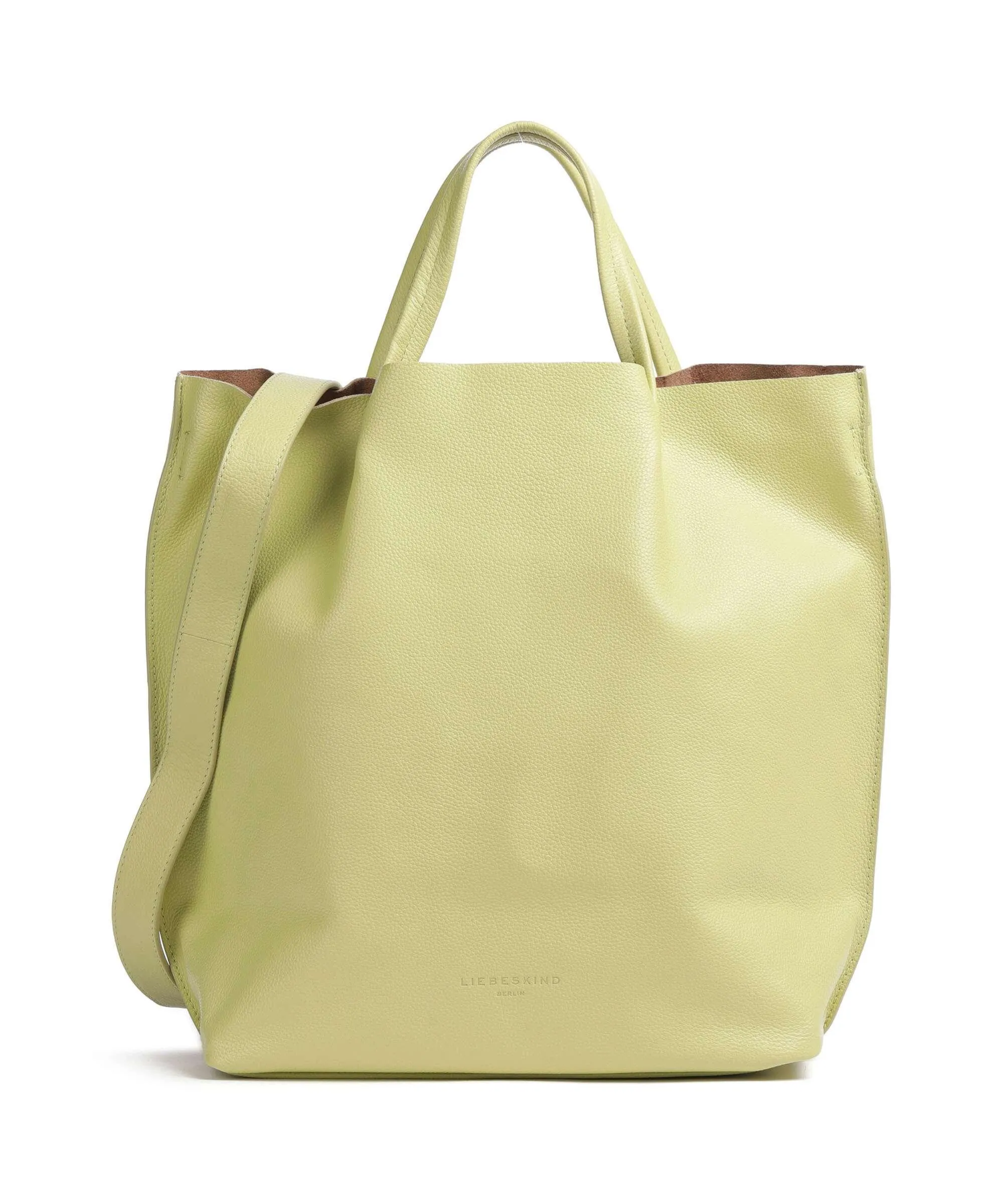  Liebeskind Hera Small Pebble L Borsa a mano pelle granulata verde chiaro  