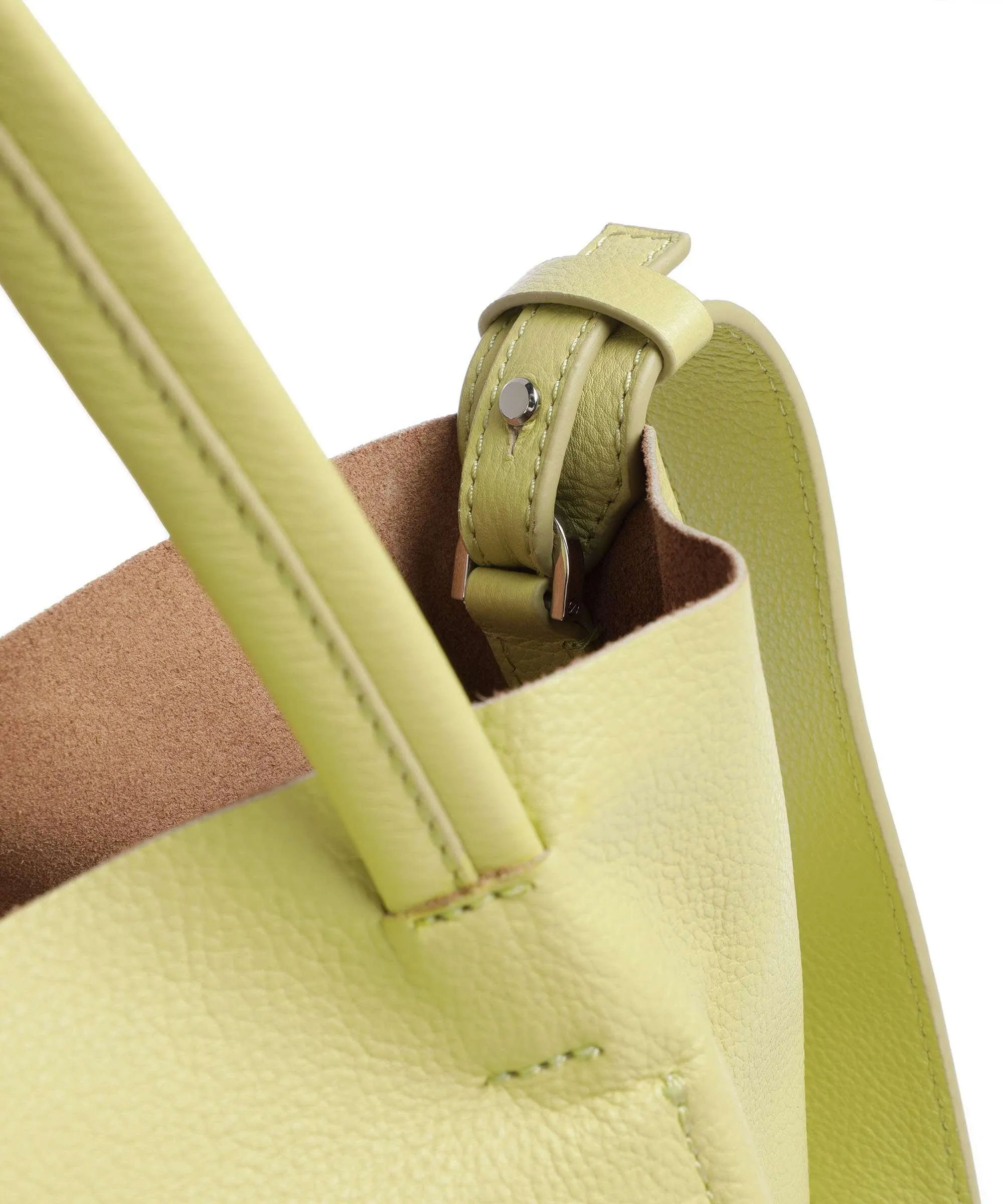  Liebeskind Hera Small Pebble L Borsa a mano pelle granulata verde chiaro  