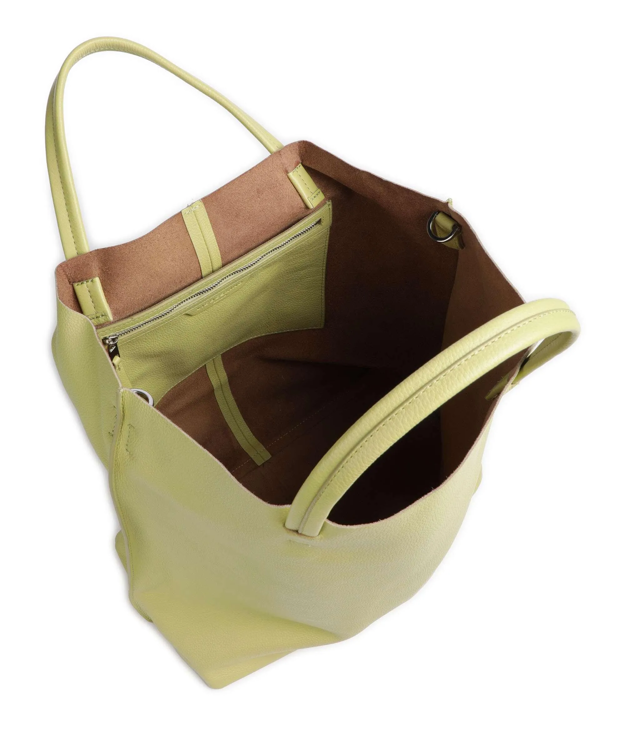  Liebeskind Hera Small Pebble L Borsa a mano pelle granulata verde chiaro  