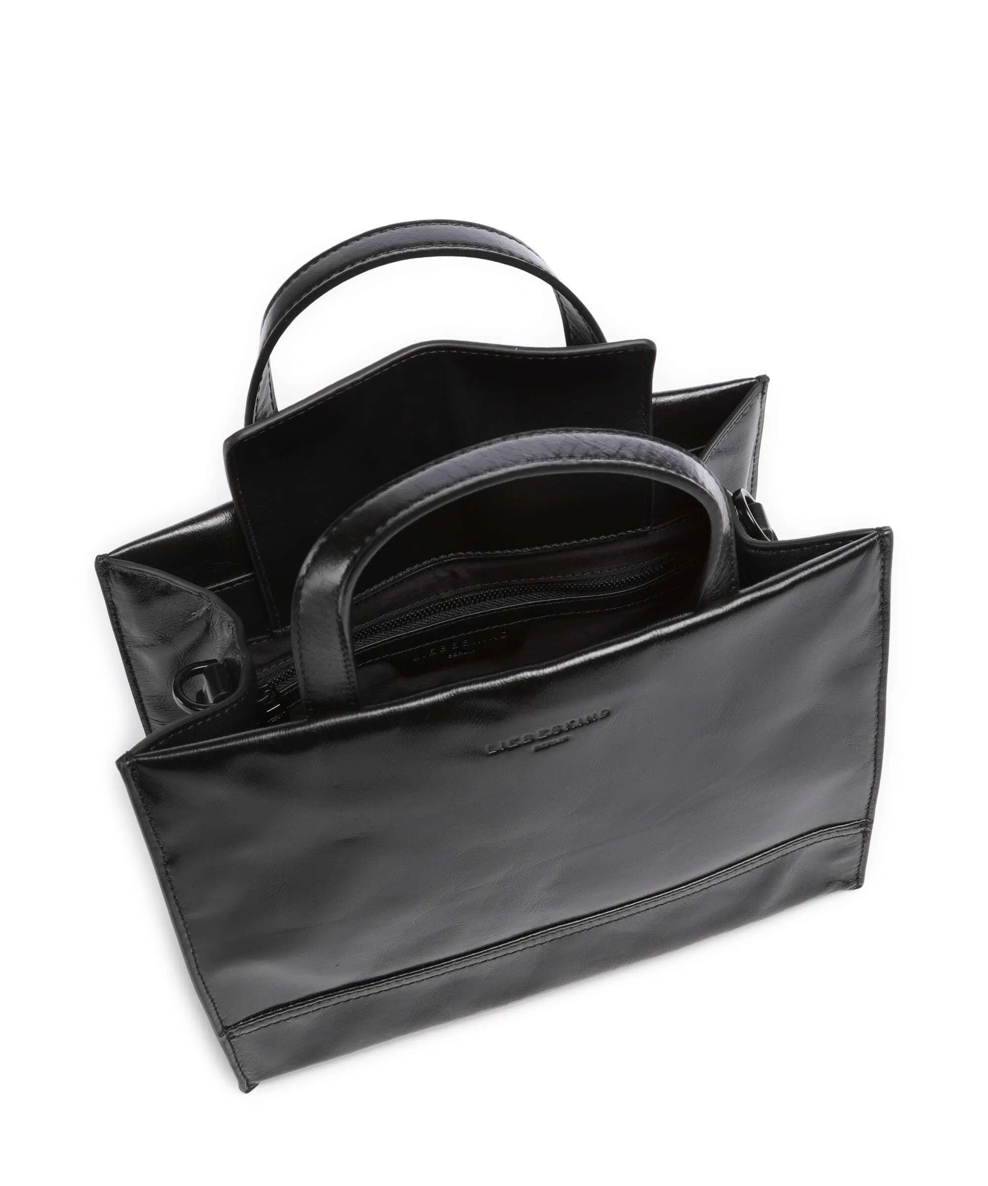  Liebeskind Lou 2 Paper Touch M Borsa a mano pelle nero  