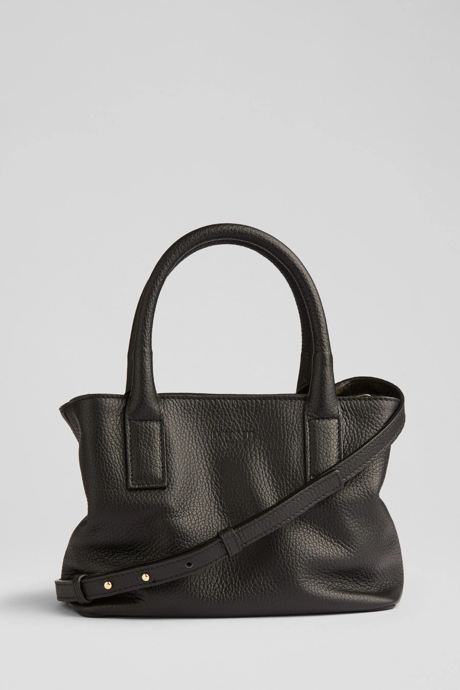 LK Bennett - Borsa piccola tote in pelle zigrana