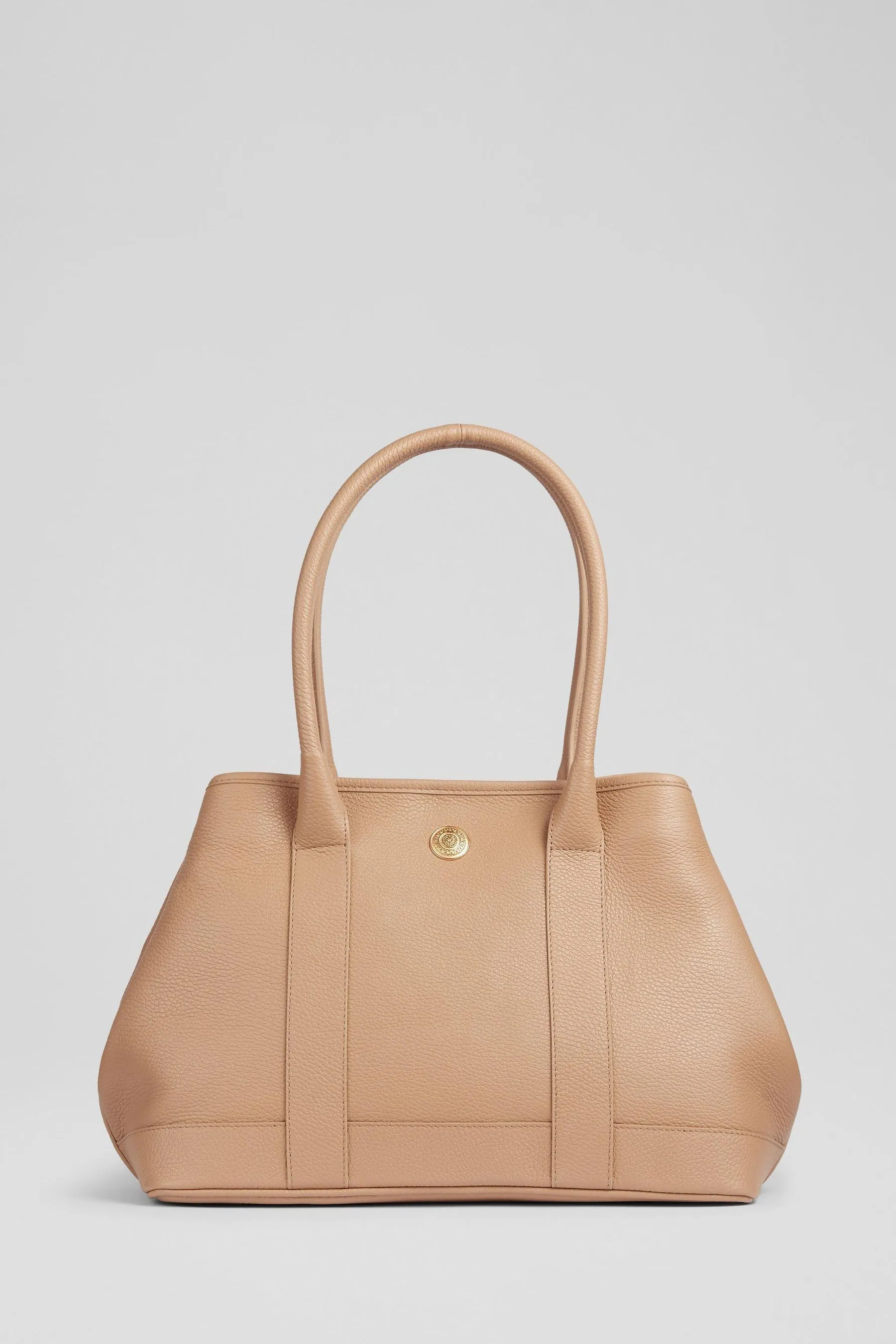 LK Bennett Laurie - Borsa tote in pelle cammello zigranato