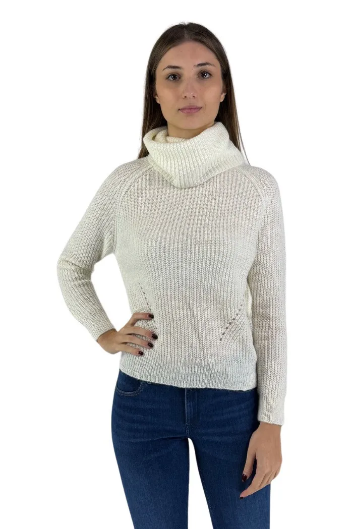 Markup dolcevita ampio in misto mohair con collone mw20123