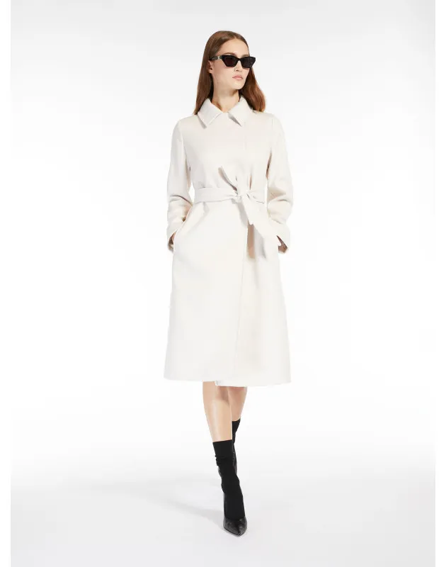 MAX MARA - Cappotto a vestaglia in lana