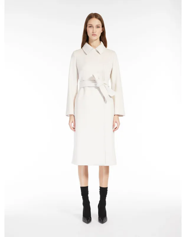 MAX MARA - Cappotto a vestaglia in lana