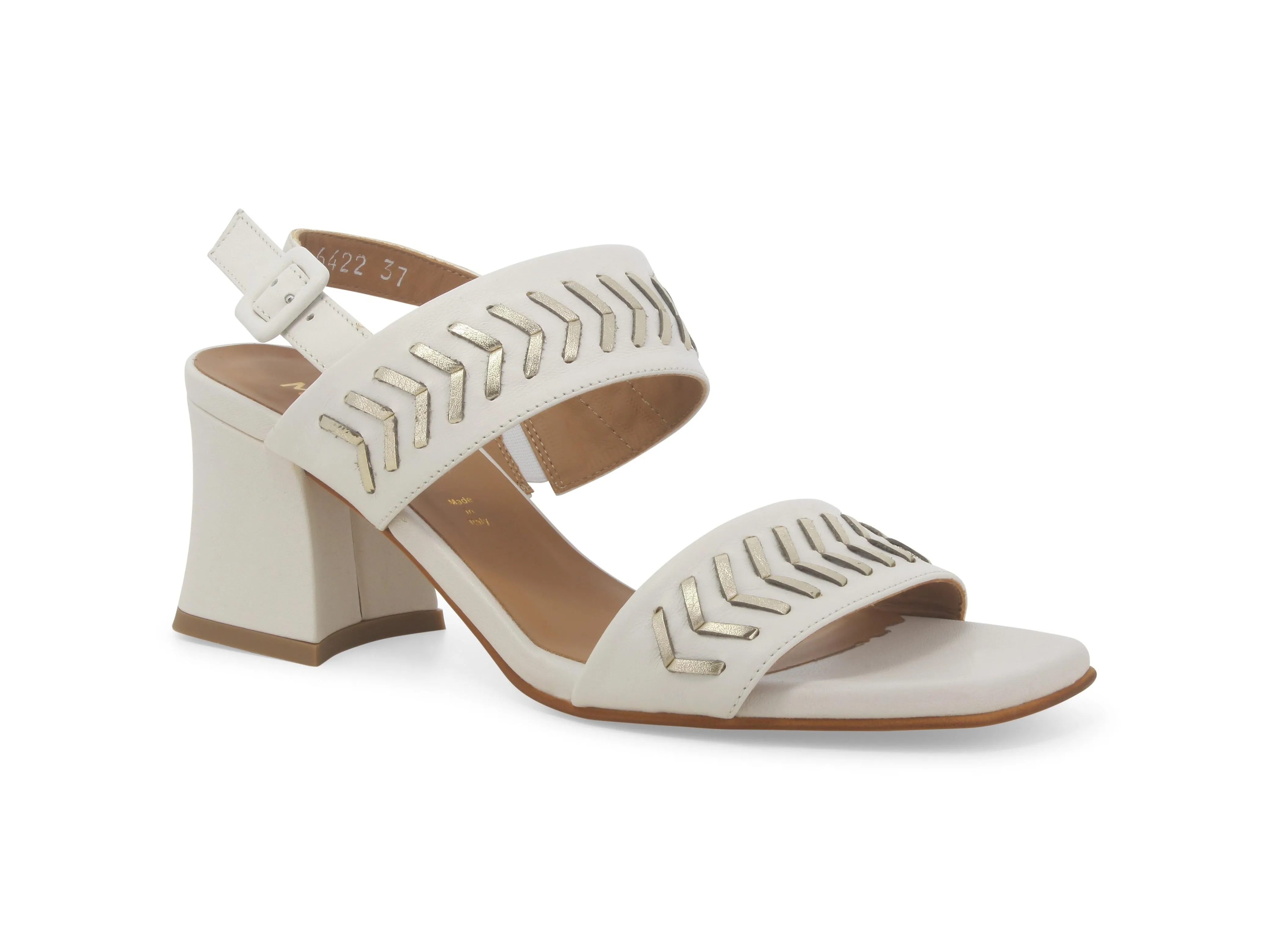 Melluso Donna Sandali Casual Chic due Fasce in Pelle