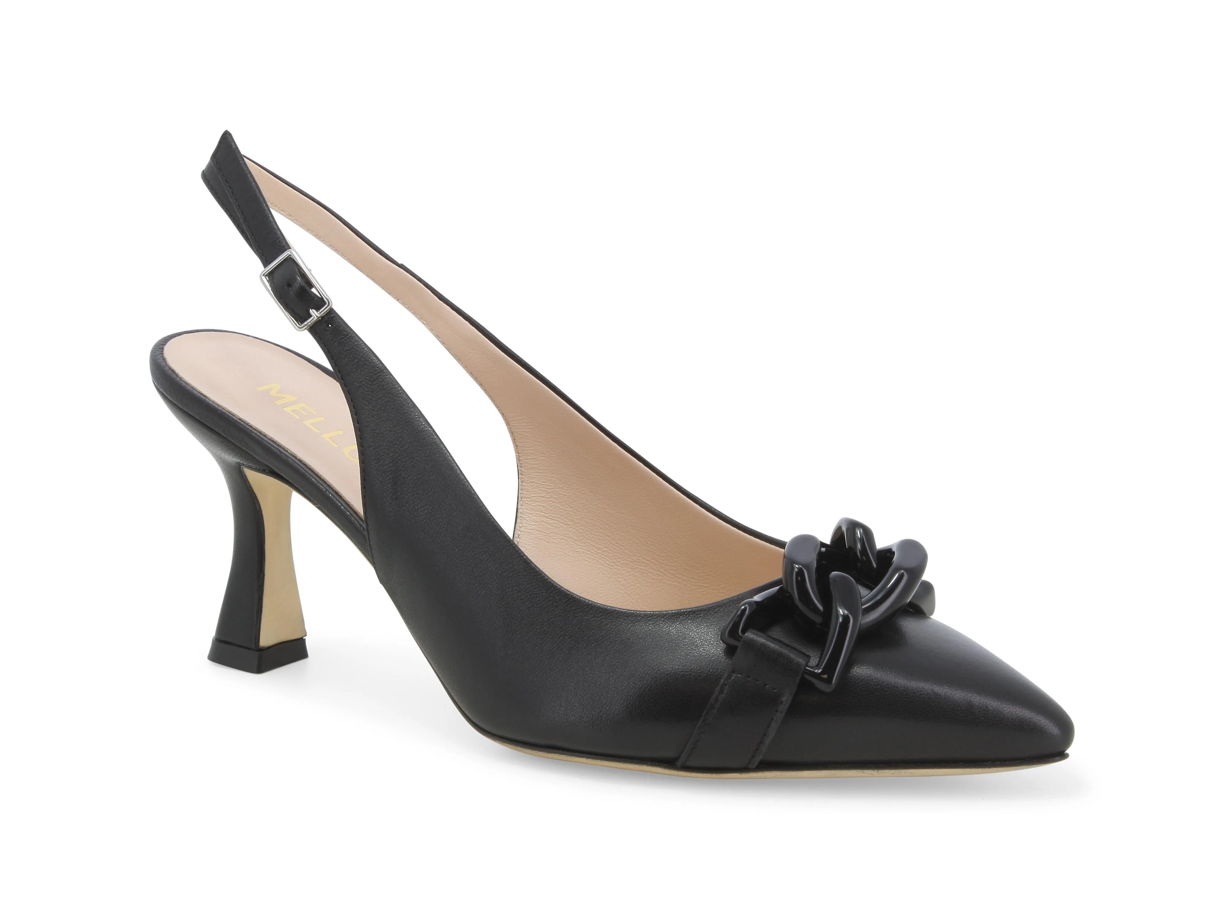 Melluso Slingback Tacco Alto Elegante in Pelle liscia