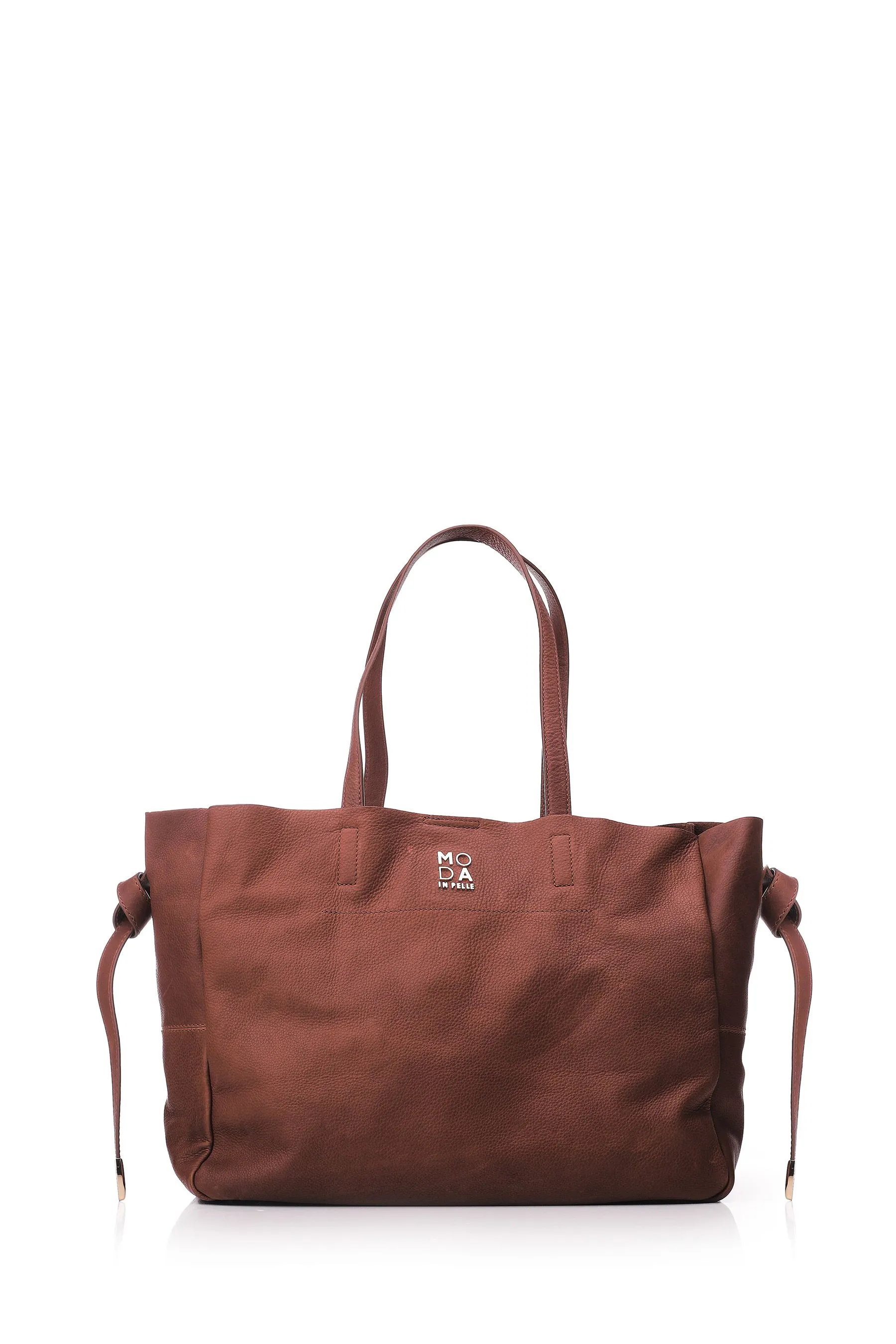 Moda in Pelle Naturale - Borsa tote grande in pelle