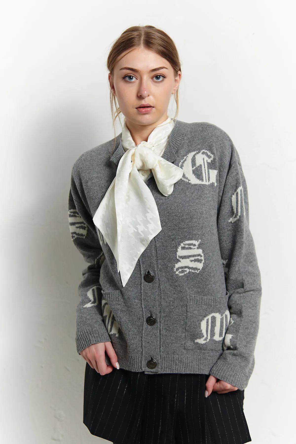 MSGM Cardigan con jacquard