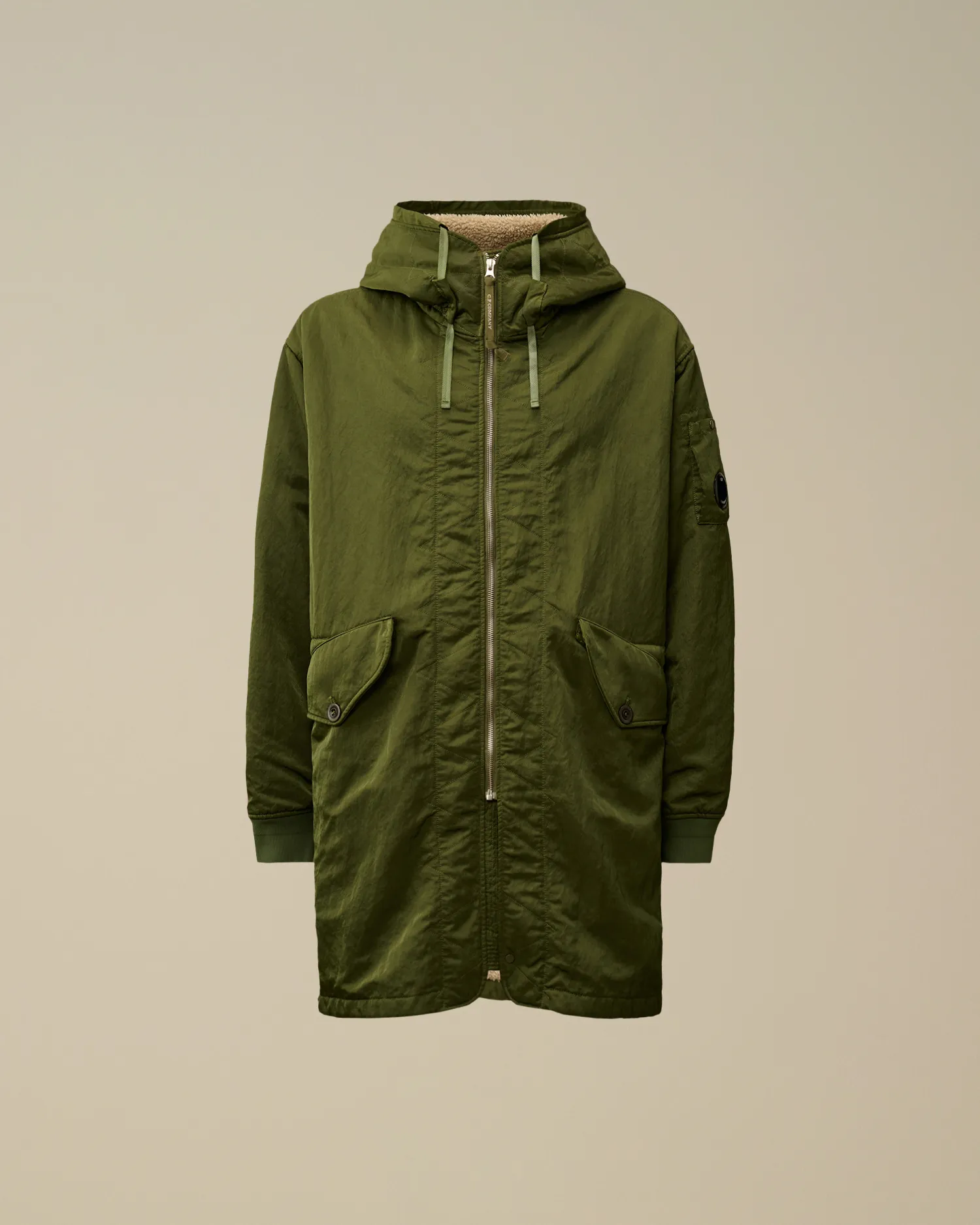 Nylon B Lined Hooded Parka