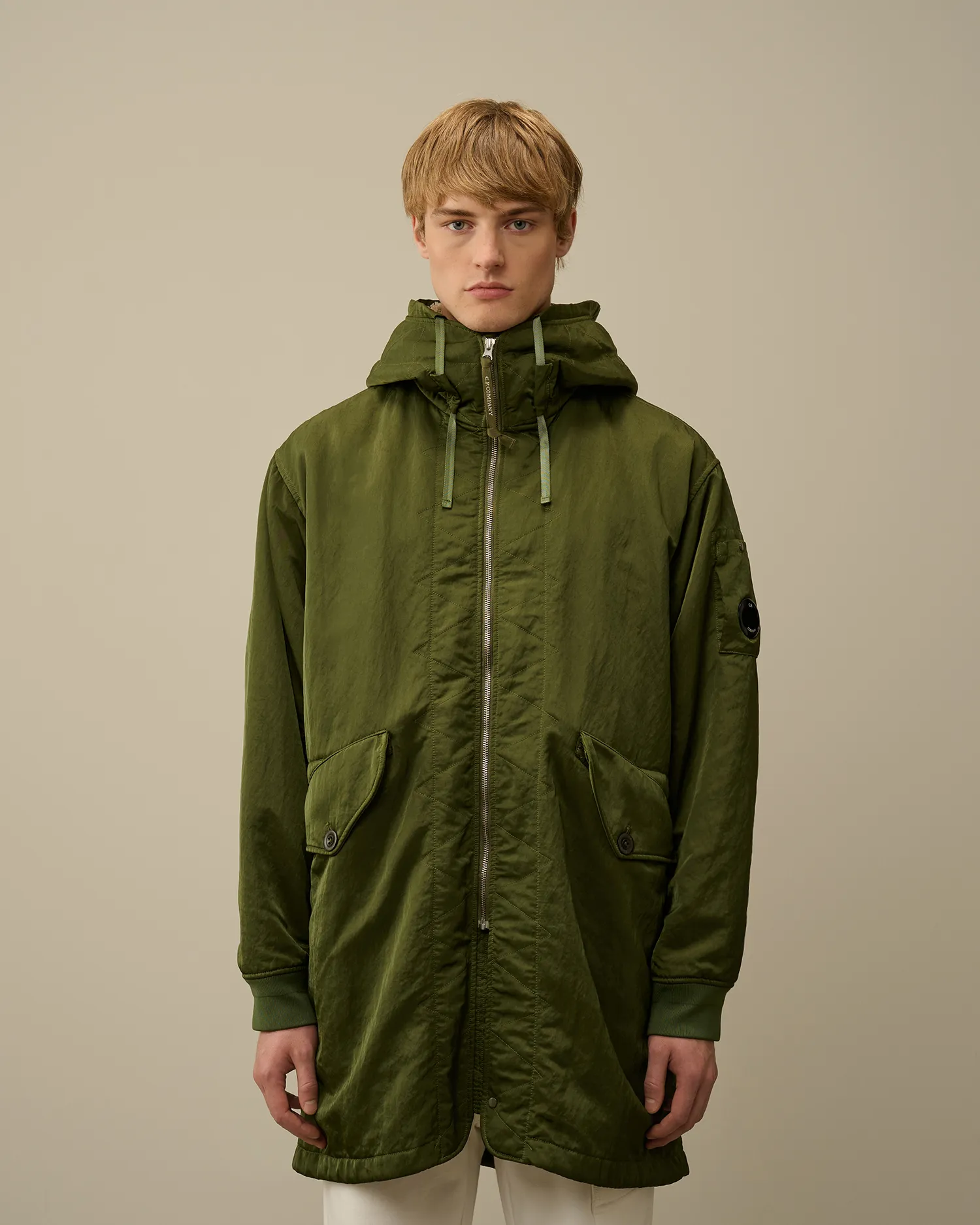 Nylon B Lined Hooded Parka