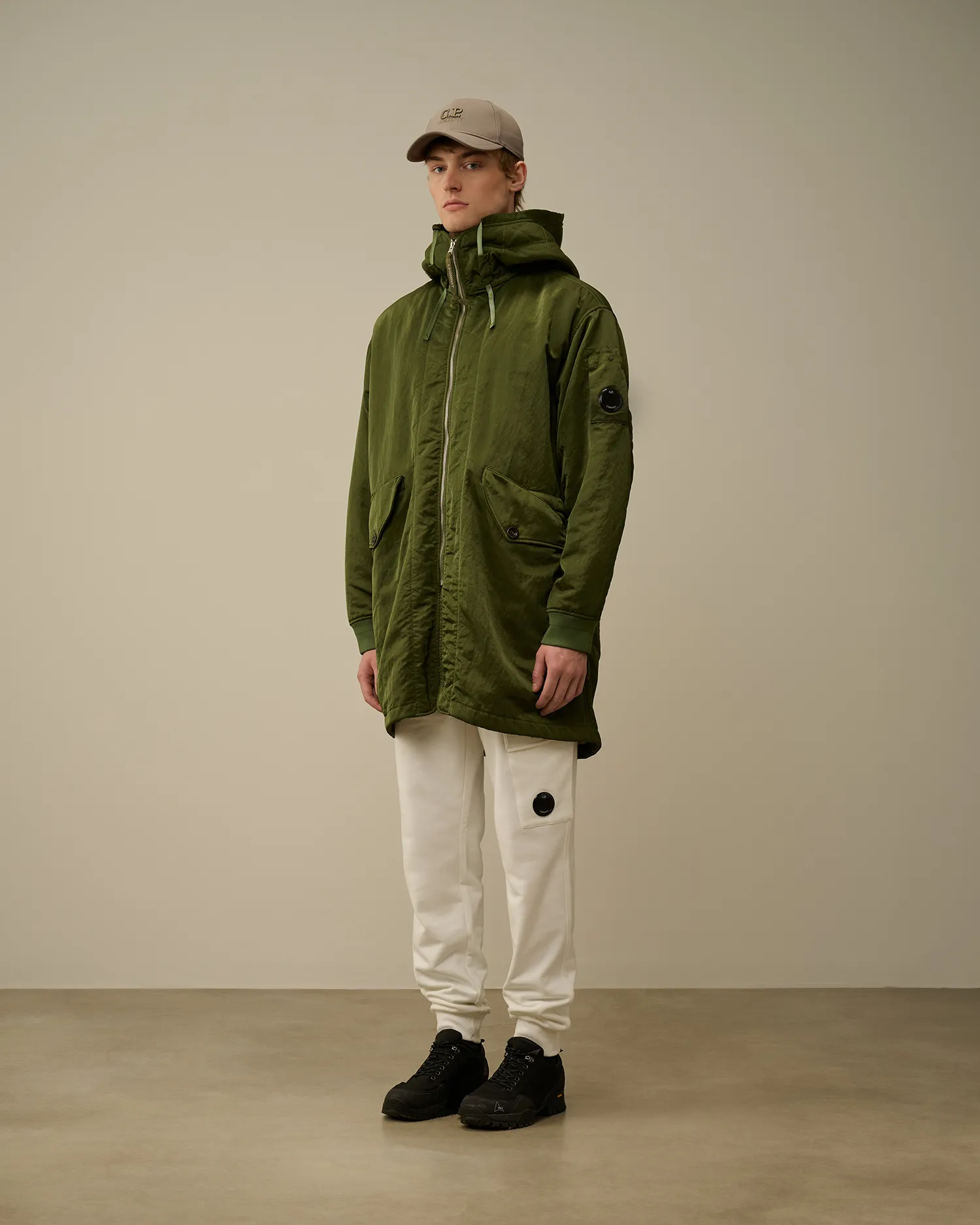 Nylon B Lined Hooded Parka