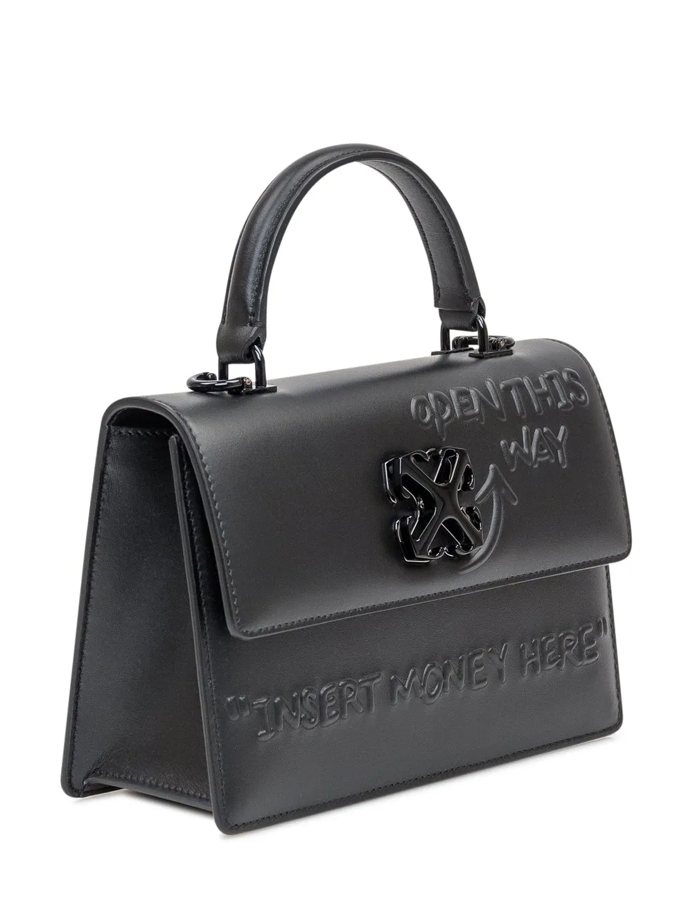 OFF-WHITE Borsa a Mano con Scritta  