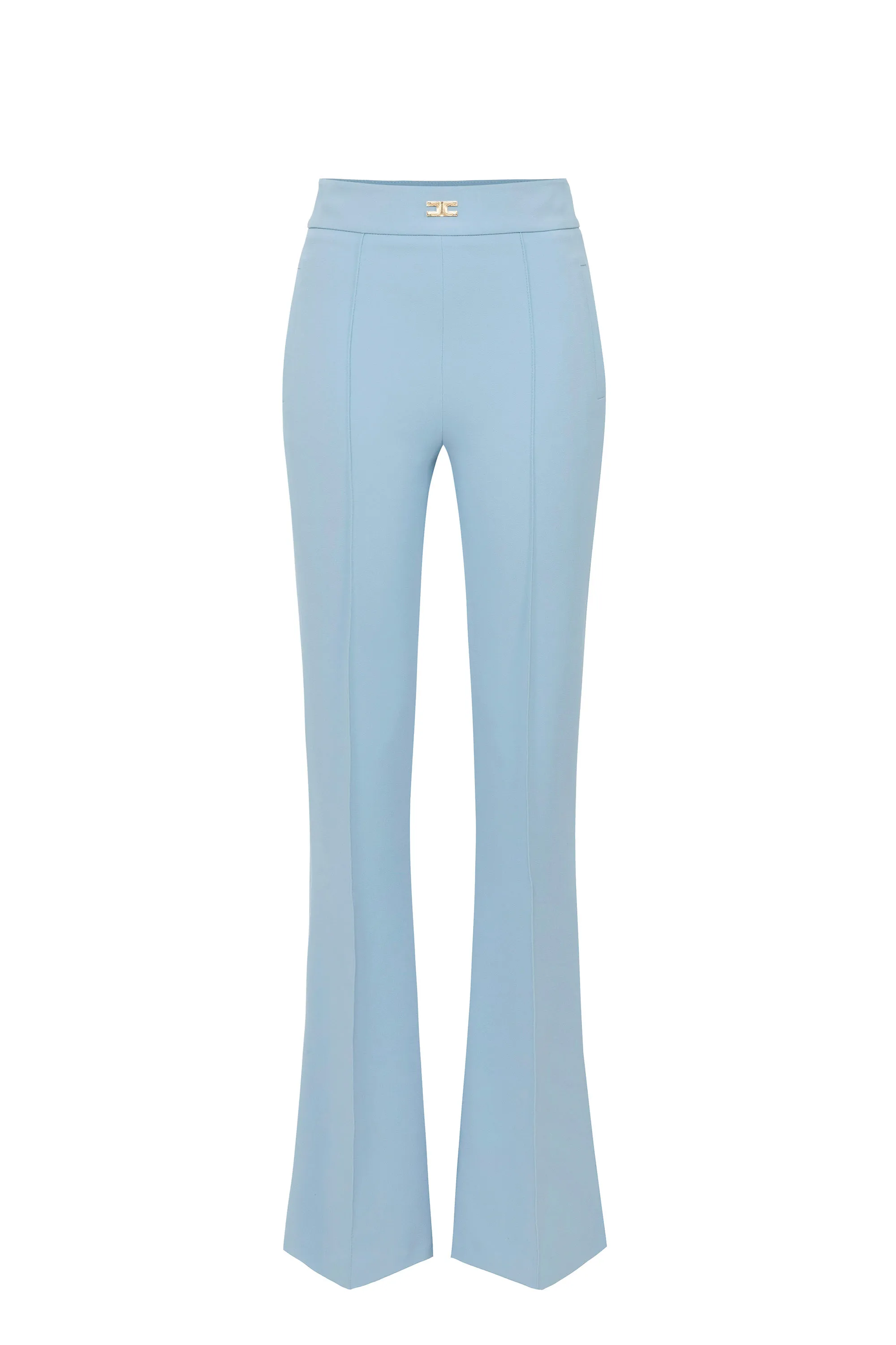 Pantalone in doppio crepe stretch