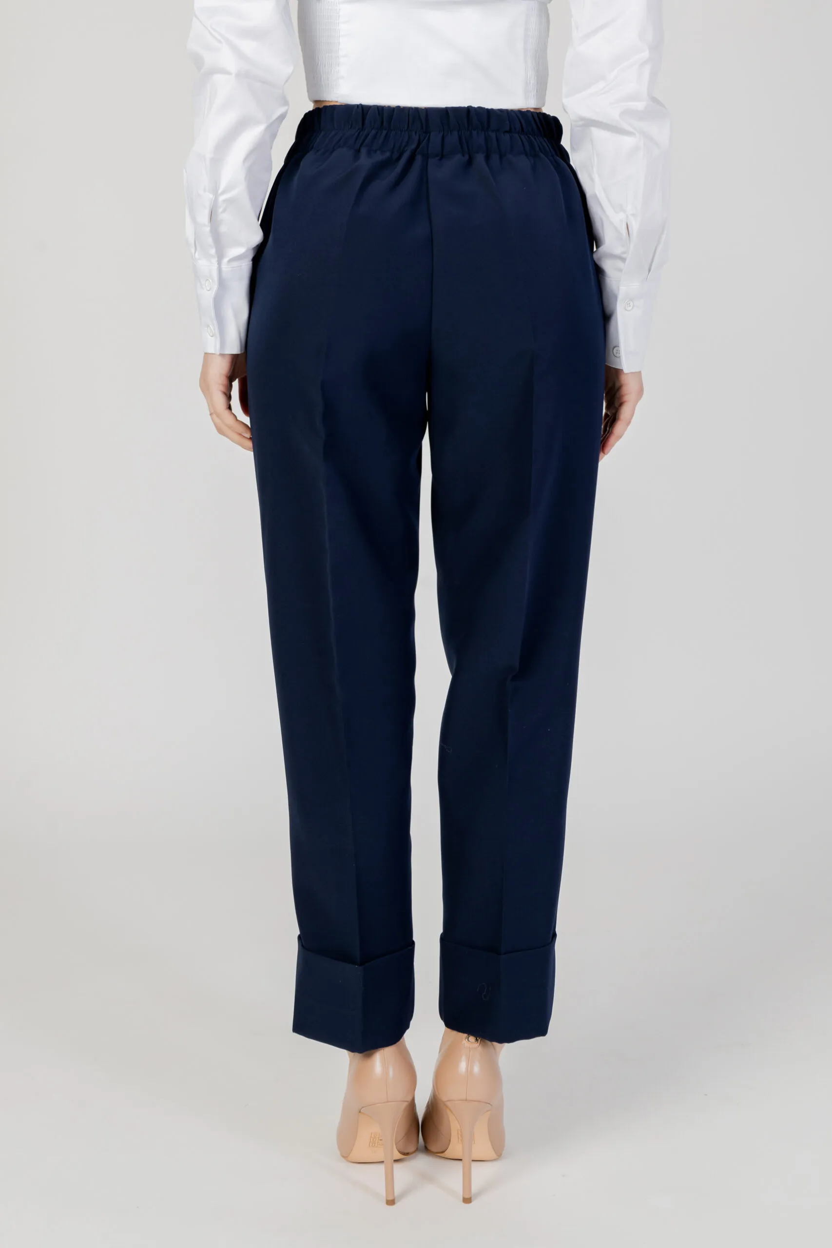 Pantaloni a sigaretta Sandro Ferrone  Blu