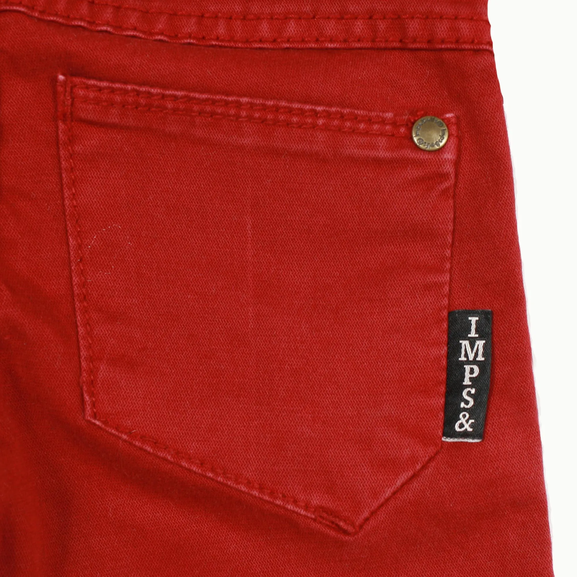 Pantaloni Slim '6-Pocket' Bordeaux