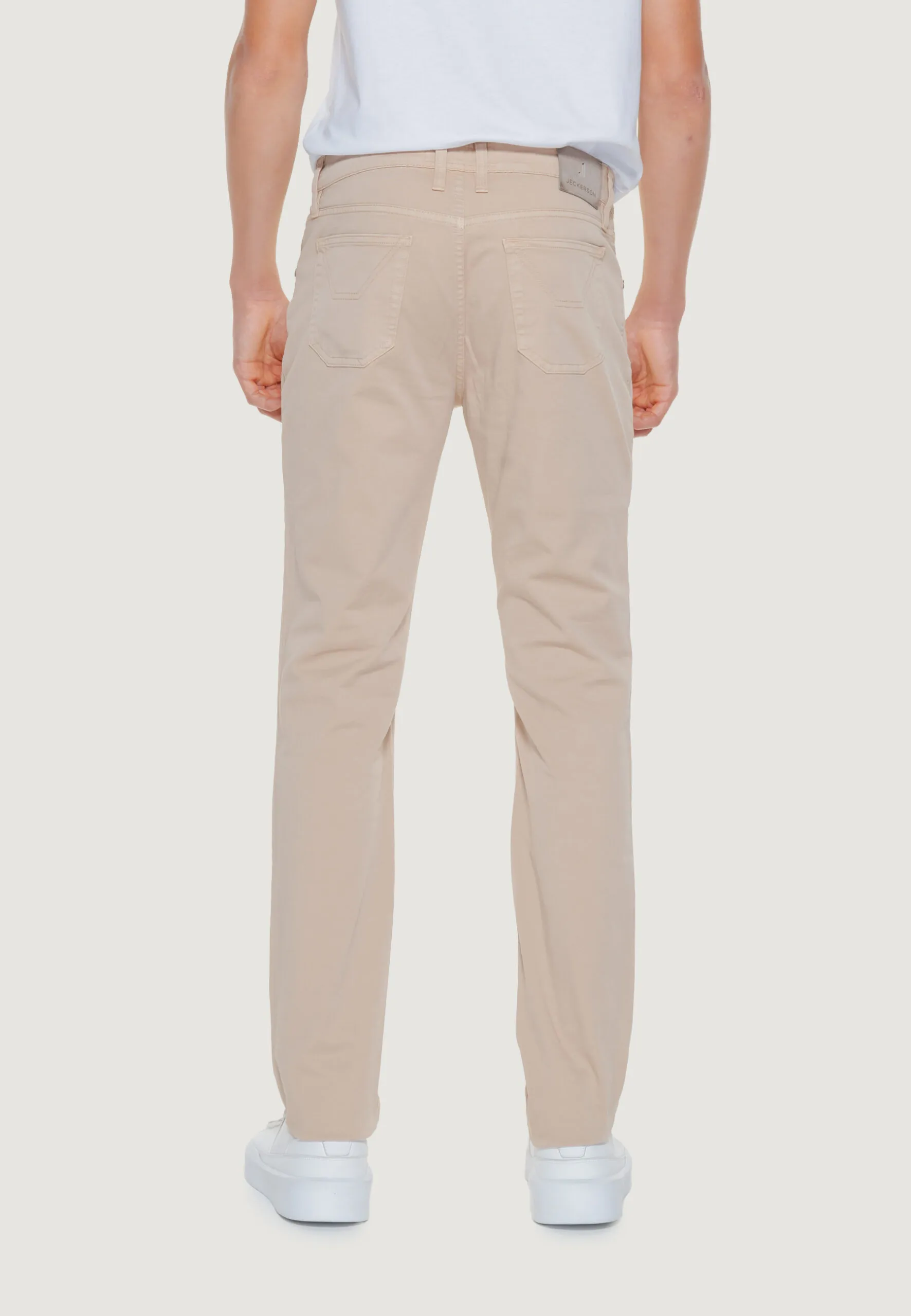 Pantaloni slim Jeckerson JOHN 5 Beige