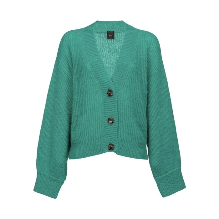 Pinko Cardigan Gassosa Scollo A V Verde