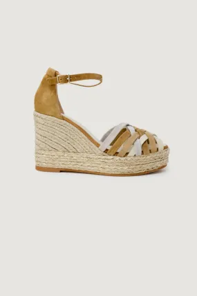 Scarpe con tacco Espadrilles ale ante Beige scuro